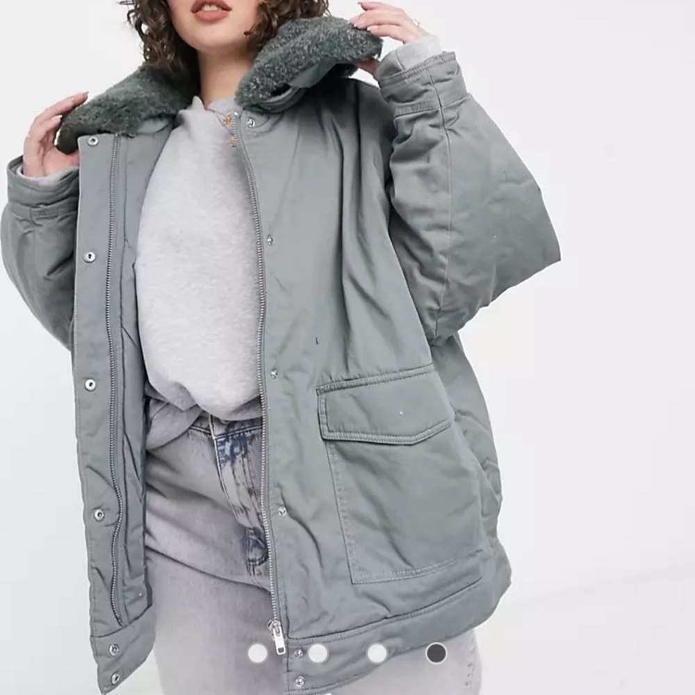 ASOS Curve Collared Jacket - Picture 2 of 5